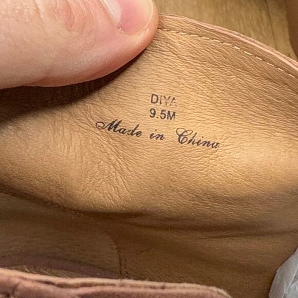 NEW Joie Diya Open Toe High Heel Zippered Bootie in Cognac Brown Leather - Picture 7 of 12